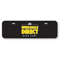 .060 White Styrene Licence Plates (3.875" x 11.875") screen-printed